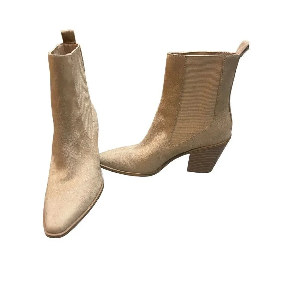 New BP Baylee Taupe Ankle Boots Women's Size 9.5M. - Picture 5 of 7